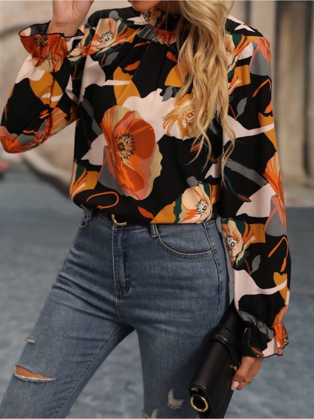 Floral Print Blouse